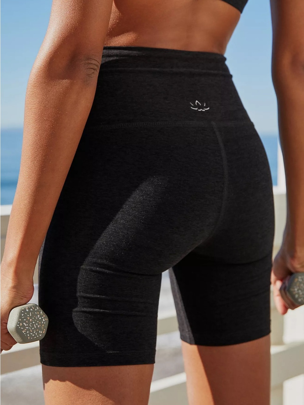 Beyond Yoga Keep Pace 5” Spacedye Biker Shorts Size XS